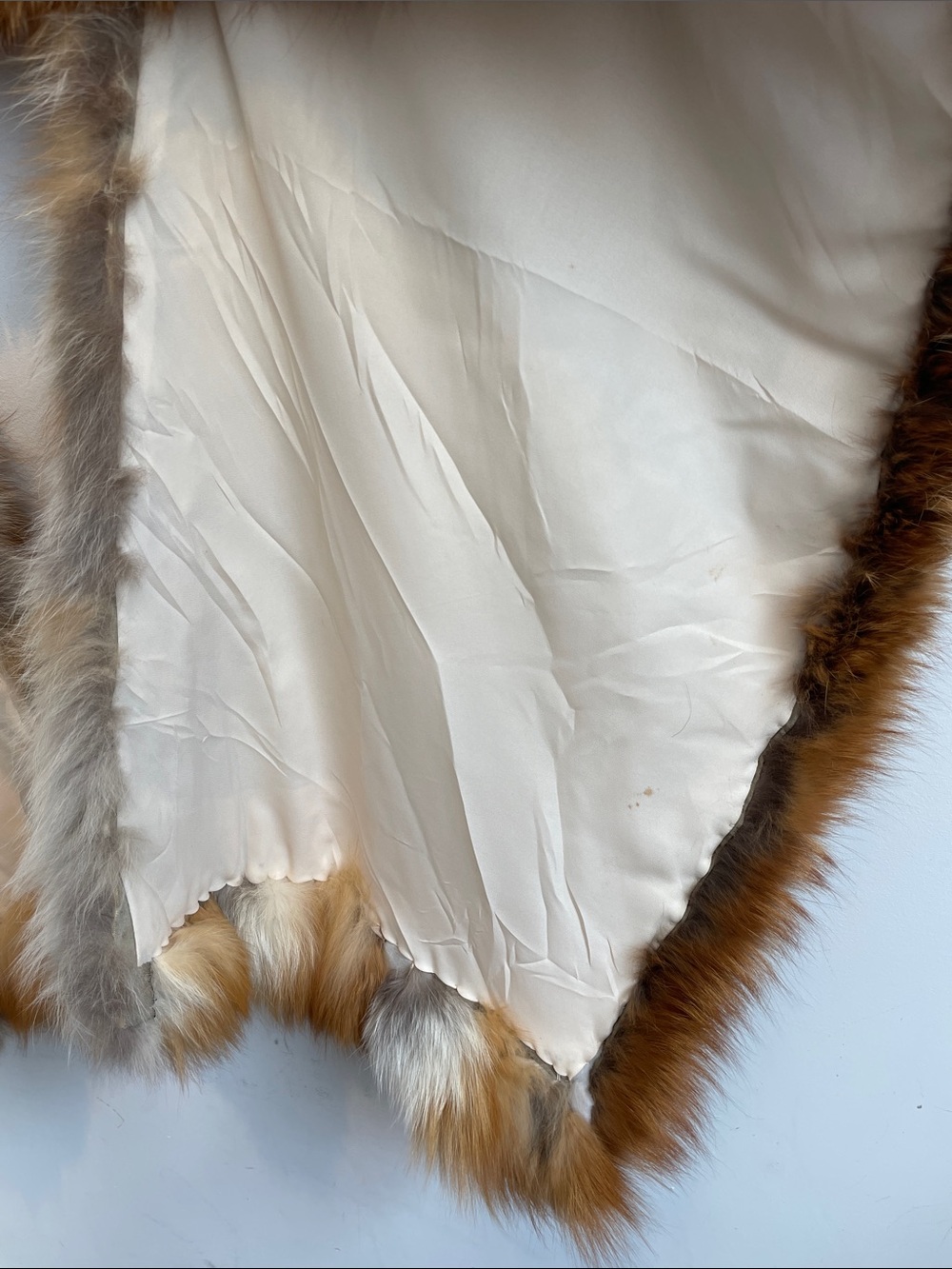 Vintage red fox fur stole shawl - Picture 3 of 4